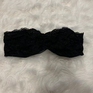 Strappy back strapless bralette